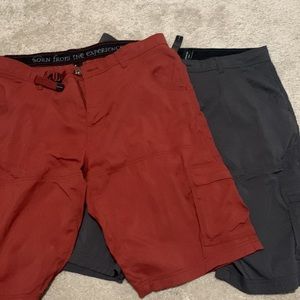 2 pairs Men’s Prana Shorts